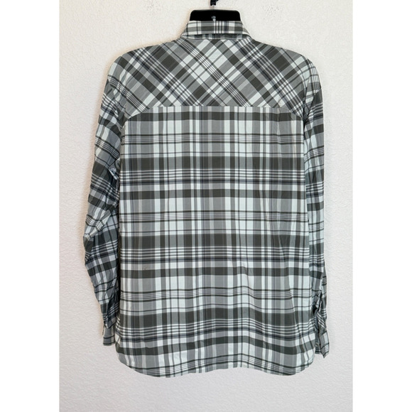 SIMMS Fishing Shirt Mens XL Plaid Long Sleeve Button Up Insect Shield Bugstopper - Picture 3 of 10